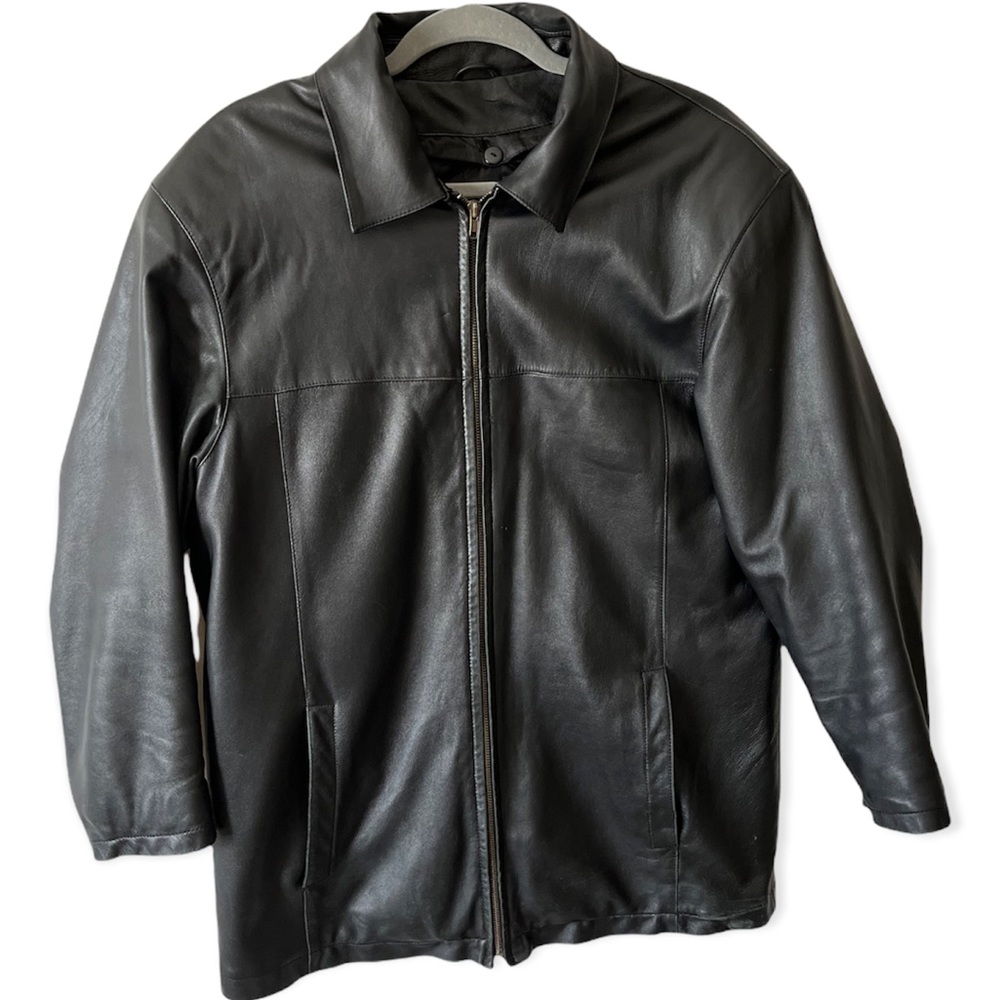 A&S Selections Black Leather Jacket
